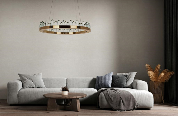 MOOSEE lampa wisząca NENUFAR złota