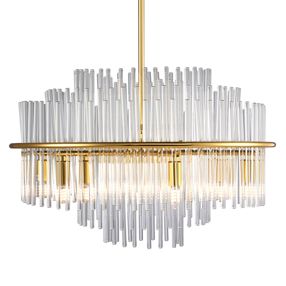 Lampa wisząca LUXORIA złota 50*35 cm
