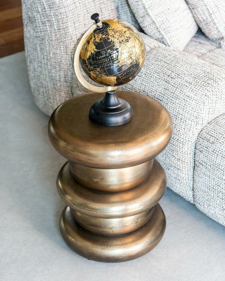 RICHMOND dekoracja globus JILLY czarno-złoty