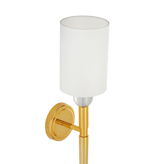 Lampa ścienna DAMA złota 92 cm
