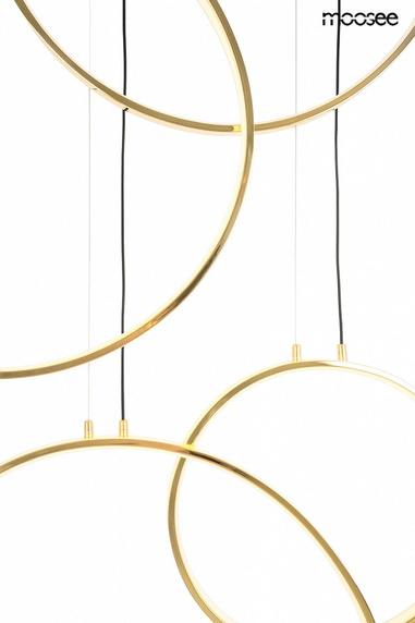 MOOSEE lampa wisząca CIRCULO SIX złota