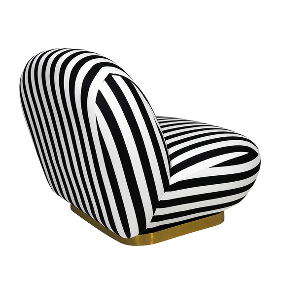 MaMaison fotel obrotowy AZURE biały / czarny