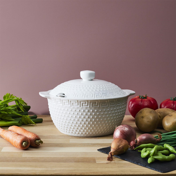 Zestaw do serwowania zup Waza, łyżka, 6  miseczek