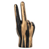 RICHMOND dekoracja HAND PEACE czarno-złota
