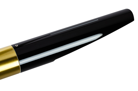 MOOSEE lampa wisząca APOLLO 1 czarna - szczotkowane złoto