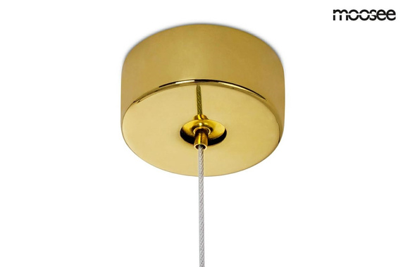 MOOSEE lampa wisząca RING LUXURY 70  złota