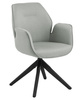 Krzesło obrotowe Aura light grey /black auto return