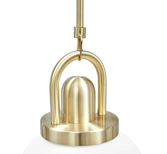 Lampa wisząca PEARL złota 20 cm - klasyczna lampa sufitowa  do salonu