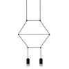 Lampa wisząca LINEA-2 czarna 35 cm