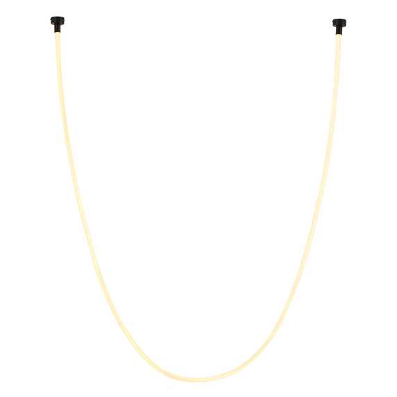 Lampa wisząca SNAKE LED wąż ledowy czarna 400 cm
