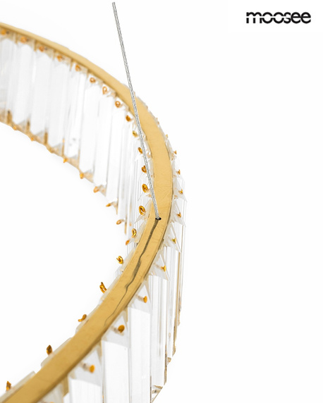 MOOSEE lampa wisząca WAVE 80 złota