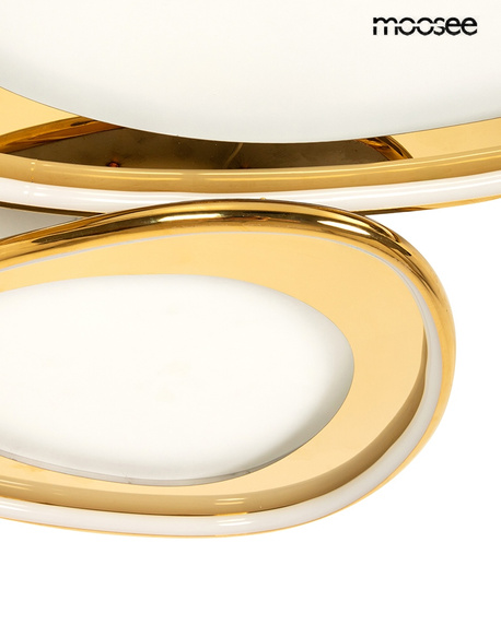 MOOSEE lampa sufitowa / plafon CELL 3 złota