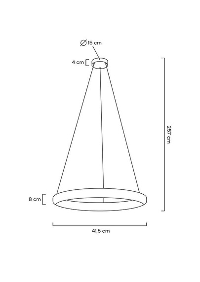 MOOSEE lampa wisząca LIBERTY 40 złota