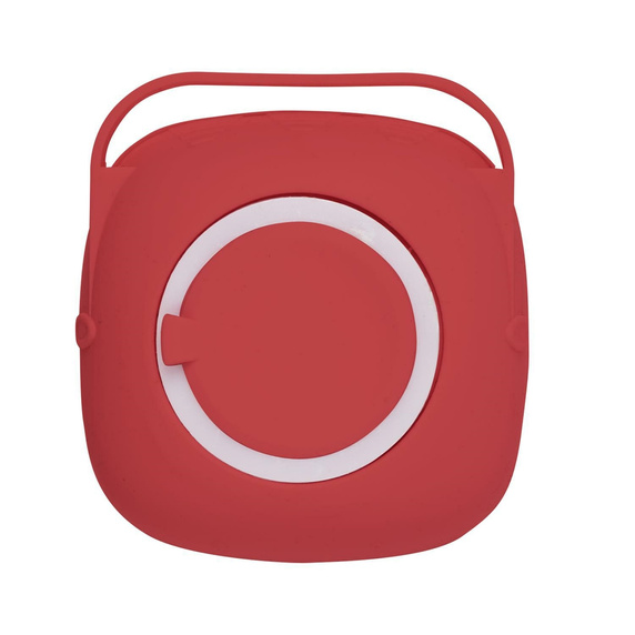 Szczotka do naczyń z pojemnikiem na płyn  czerwony