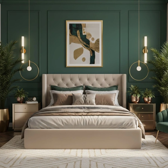 Lampa wisząca Bella złota 25 cm