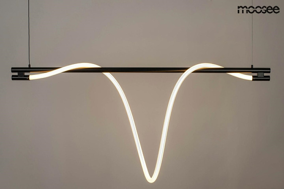 MOOSEE lampa wisząca SERPIENTE 120  czarna