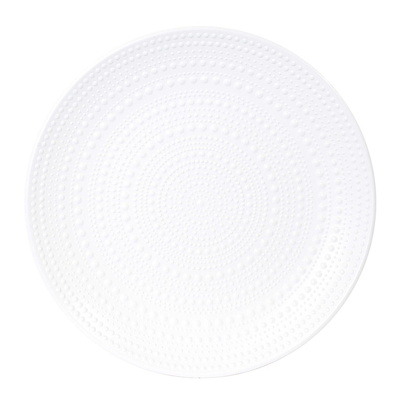 Zestaw 2 okrągłych stolików  biały/naturalny