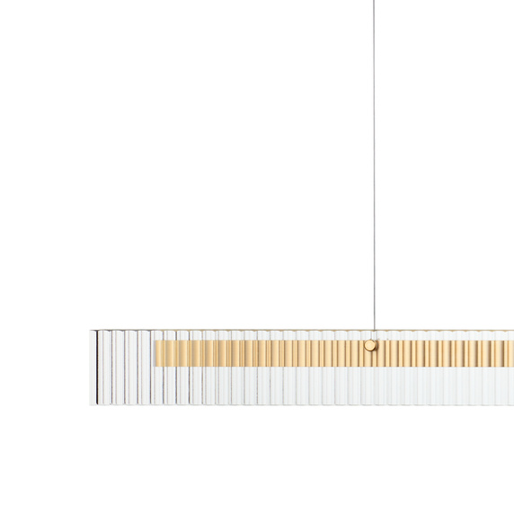 Lampa wisząca LONGIN-120 LED złoty 120 cm