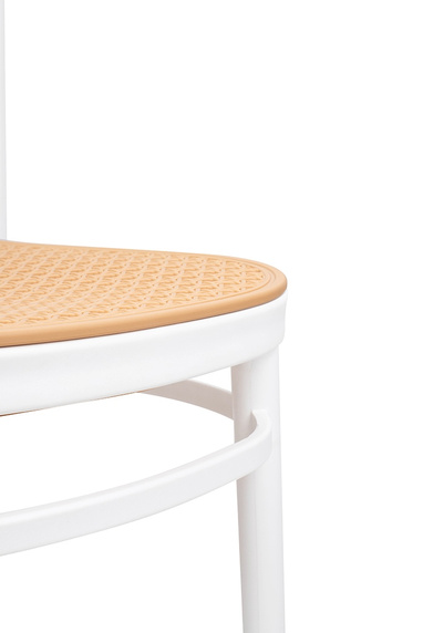 Krzesło WICKY białe - polipropylen