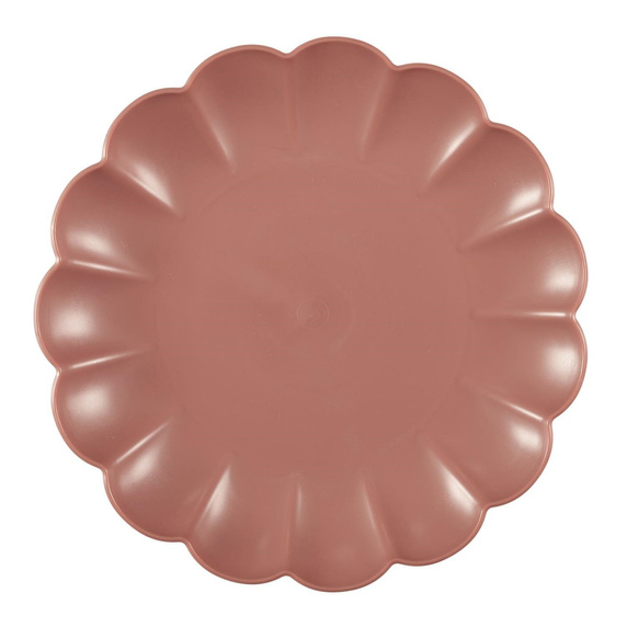 Talerz deserowy Iris 20,5cm różowy