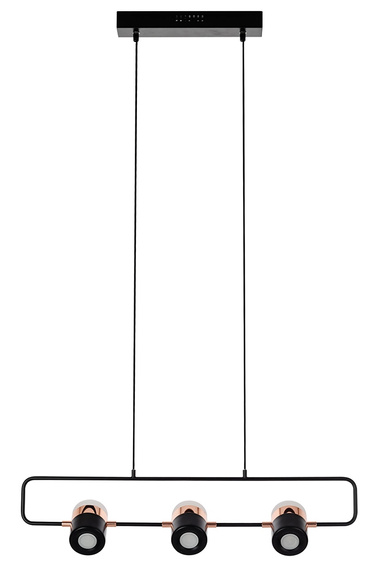 MOOSEE lampa wisząca BLINK 3 czarna