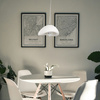 Lampa wisząca STONE biała 40 cm