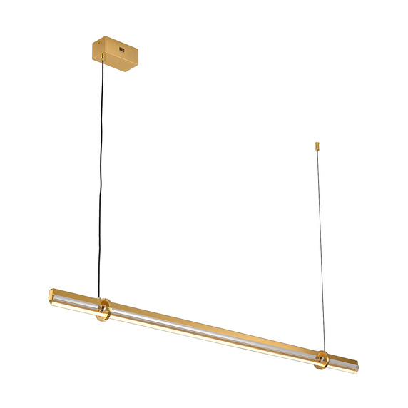 Lampa wisząca LOVELY LED złota 120 cm