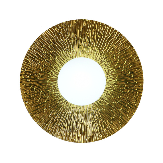 Lampa ścienna SUN L złota 40 cm