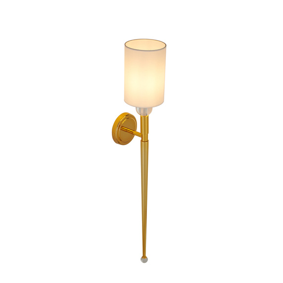 Lampa ścienna DAMA złota 92 cm