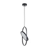 Lampa wisząca ELIPSE M LED czarna 45 cm