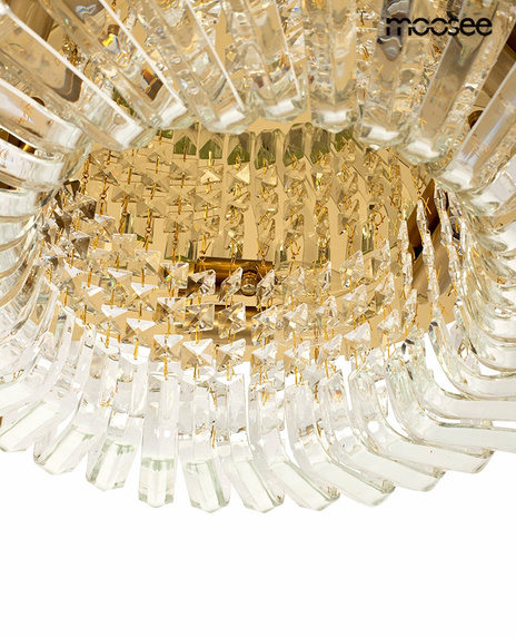 MOOSEE lampa sufitowa / plafon BALUNA 50 złota