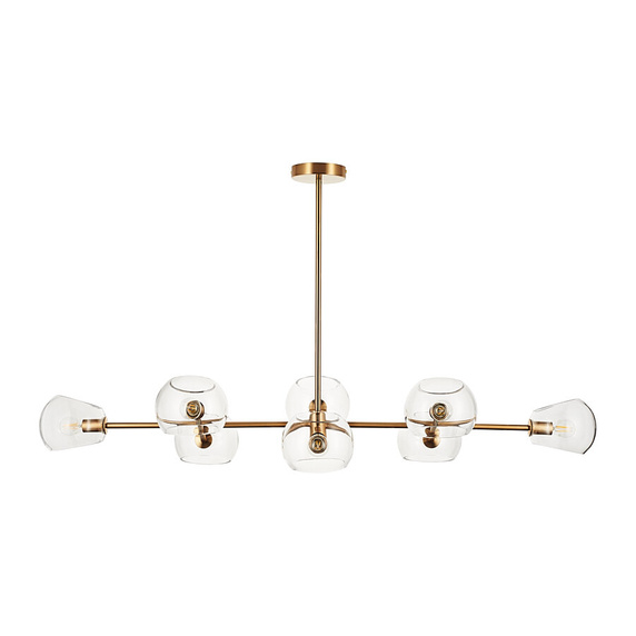 Lampa wisząca COSMIC-8 złota 85 cm