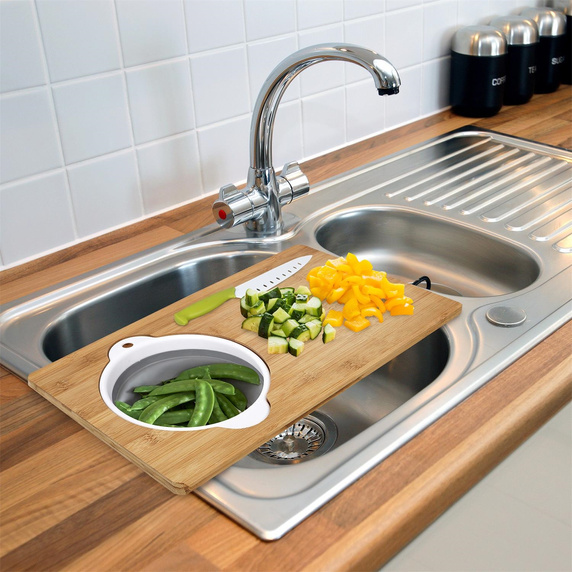 Deska do krojenia z sitkiem