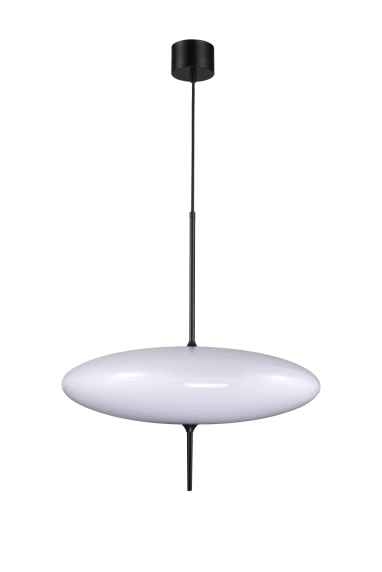 Lampa wisząca PIATTO - nowoczesna biała lampa 50 cm