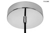 MOOSEE lampa wisząca DISCO srebrna