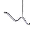 Lampa wisząca ZIGZAG LED czarna 90 cm