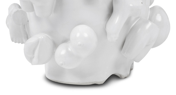 KARE wazon dekoracyjny BODY PARTS 37 cm biały