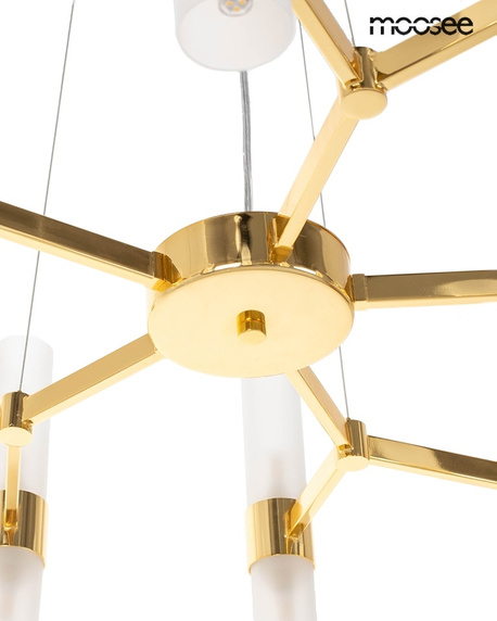 MOOSEE lampa wisząca TUBS 10 złota