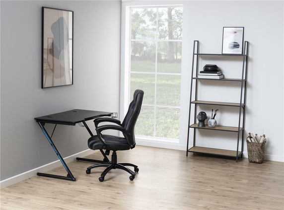 ACTONA biurko gamingowe TROOPER czarne