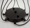 Lampa wisząca LINEA-9 czarna