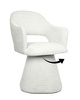 MaMaison krzesło obrotowe VERONA białe
