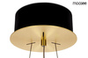 MOOSEE lampa wisząca SATURNUS 47 złota - LED, kryształ, stal szczotkowana