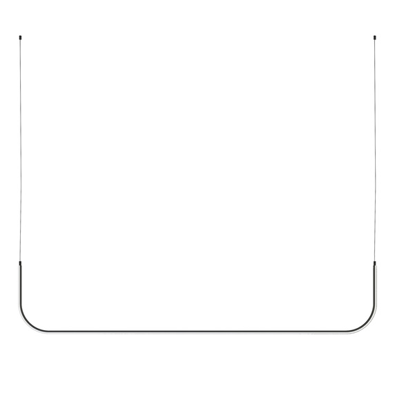 Lampa wisząca MINIMA-2 led czarna 120 cm