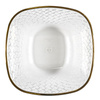 Miska Mirage 25,6cm złoty brzeg           plastikowa