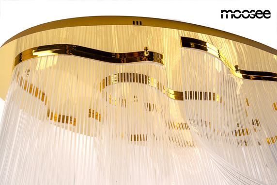 MOOSEE lampa sufitowa / plafon FIREFLY 180 złota