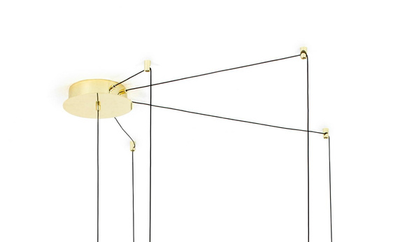 MOOSEE lampa wisząca MIKADO M złota