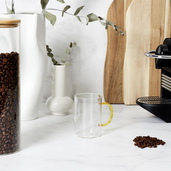 Szklanka/ kubek Coloured żółty 300ml