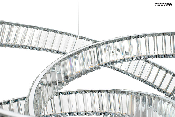 MOOSEE lampa wisząca WAVE 80 chrom
