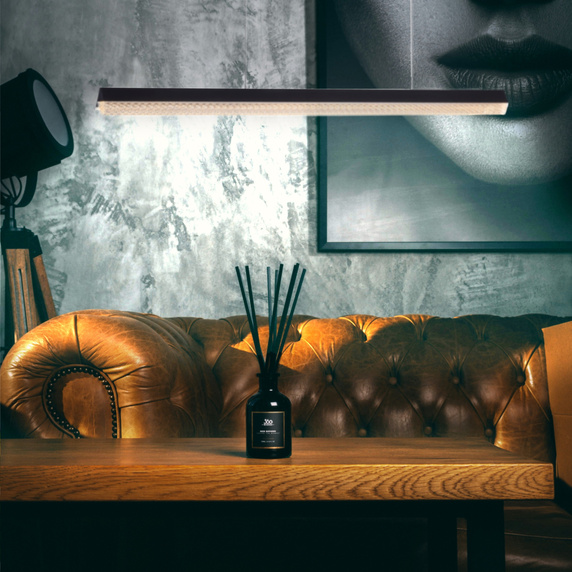 Lampa wisząca LED ANABELLA czarna 120 cm - nowoczesna do salonu, jadalni i biura