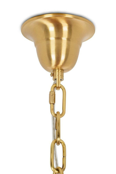 MOOSEE lampa wisząca TIFFANY 135 biała mosiądz / naturalne pióra